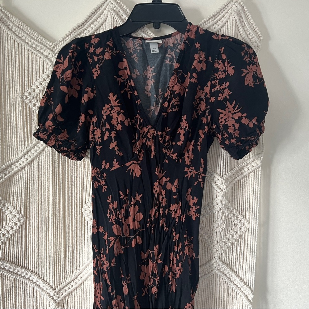 a new day Black Maxi Dress with Blush Floral Print - Picture 10 of 14